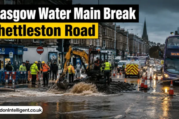 glasgow water main break shettleston road